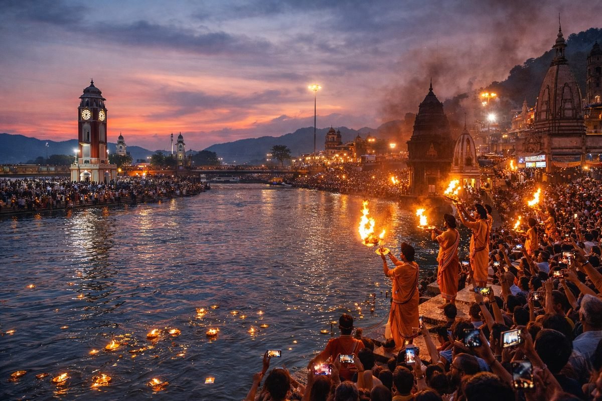 Ganga Aarti at Har Ki Pauri